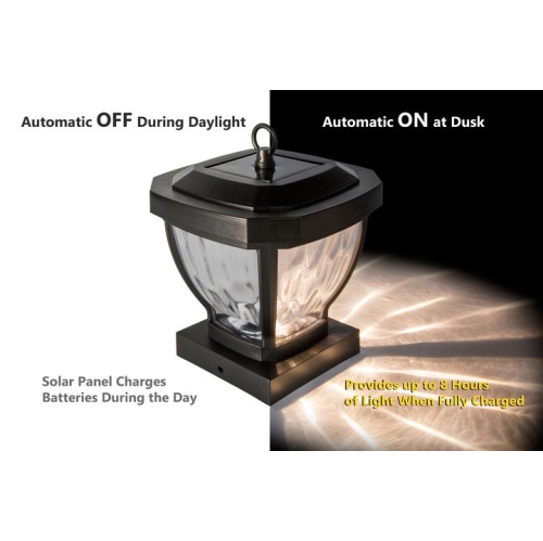 Classy Caps 4x4 Dark Bronze Manchester Solar Post Cap SL994