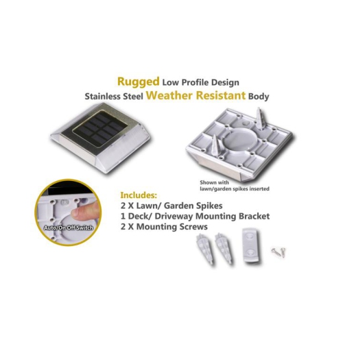 Classy Caps Stainless Steel Solar Path Light SL499