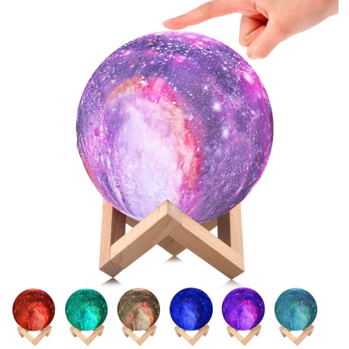 Dimmable 3D Remote Control USB LED Moon Lamp Moonlight Touch Sensor Night  **！