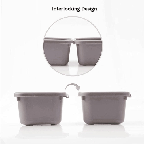 Interlocking Drawer Storage Organizer, Cube Divider Box, 8 in 1