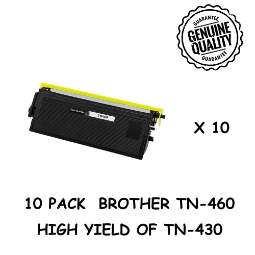 Bestoner™ 10 PK Brother TN460/TN-460/tn460/tn 460/tn430 Compatible Black Toner Cartridge Brother HL-1030 1230 1240 1435, DCP-1200 1400, MFC-8300 8500