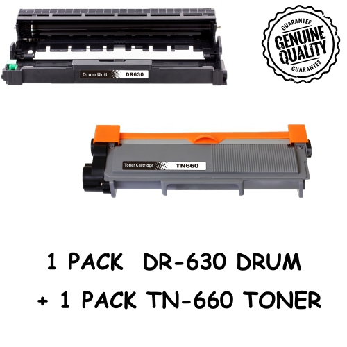 BESTONER  Brother 1Drum + 1 Toner Dr630/dr-630/tn660/tn660/tn630 Compatible Brother Dcp-L2520Dw Dcp-L2540Dw Hl-L2300D Hl-L2305W Hl-L2320D Hl-L2380
