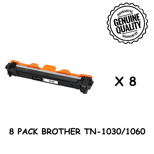 Bestoner™ 8 PK Brother TN1030/TN-1030/tn1030/tn 1030/tn1060 Compatible Black Toner Cartridge Brother DCP-1512 DCP-1612W HL-1112 HL-1212W