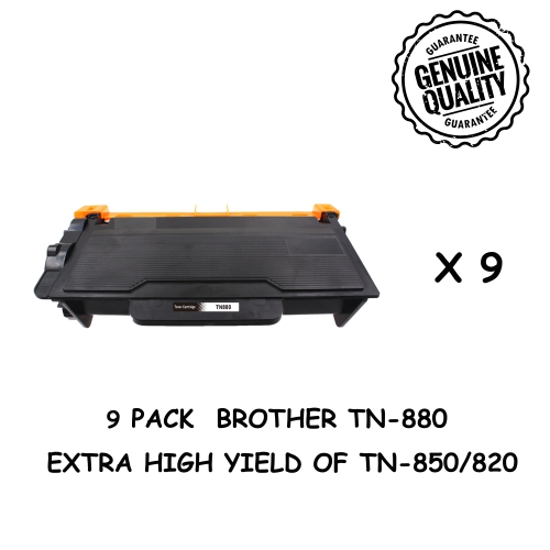 Bestoner™ 9 PK Brother TN880/TN-880/tn880/tn 880/tn850 Compatible Black Toner Cartridge Brother HL-L6200 L6300 L5100 MFC-L5700 L5800 L6800 DCP-5500