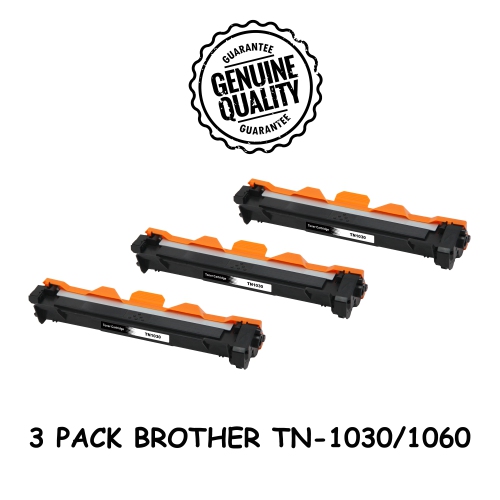 Bestoner™ 3 PK Brother TN1030/TN-1030/tn1030/tn 1030/tn1060 Compatible Black Toner Cartridge Brother DCP-1512 DCP-1612W HL-1112 HL-1212W