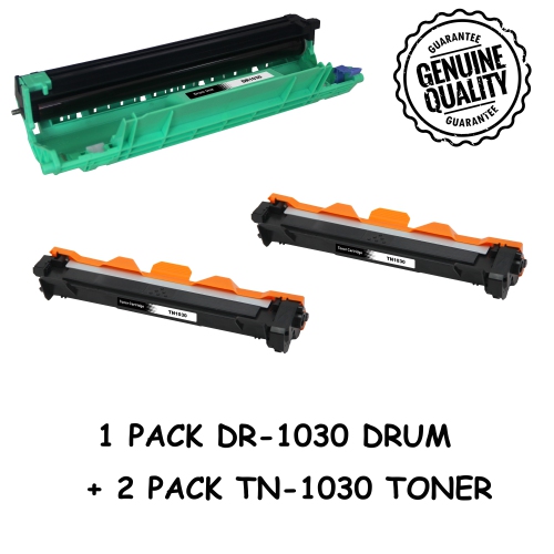 BESTONER  Brother 1Drum + 2 Toner Dr1030/dr-1030/tn1030/tn-1030/tn1030/tn1060 (Toner & Drum Combo) Compatible Brother Dcp-1512 Dcp-1612W Hl-1112