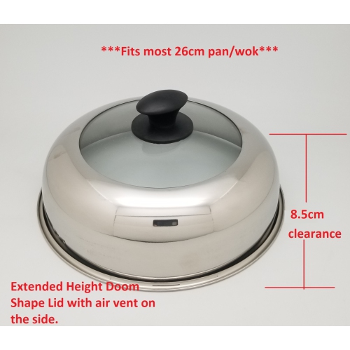 Sunwealth Étuveuse pour conserve à trois niveaux, en acier inoxydable de 26 cm de diamètre.