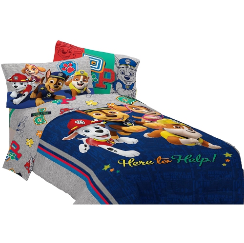 Comforter Twin Bed In Bag 4 Pcs Set, Paw Patrol 4pc Twin Comforter And Sheet Set Bedding Collection