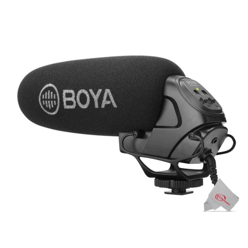 Boya BYBM3031 OnCamera Supercardioid Shotgun Microphone with Cold