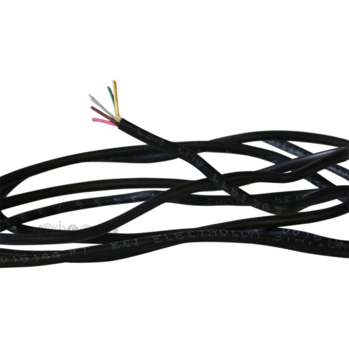 Truarmed 22AWG 4 Conductor Black Quad Alarm Cable