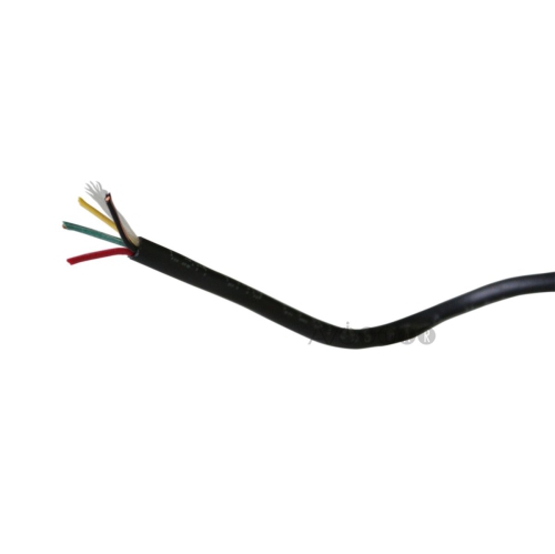 Truarmed 22AWG 4 Conductor Black Quad Alarm Cable