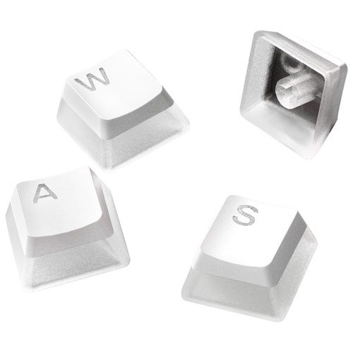 SteelSeries PrismCaps MX Stem Mechanical Keyboard Keycap Set - White
