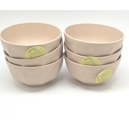 6 PIECES 16oz Light Weight Camping bowls - 76g Each