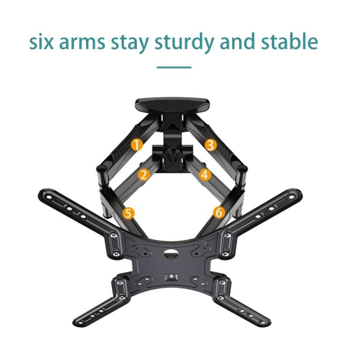 TV Wall Mount Full Motion for Most 32-60 Inches LED LCD TV/Monitor, Computer Monitor Mount with Articulating Arms
