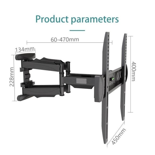 TV Wall Mount Full Motion for Most 32-58 Inches LED LCD TV/Monitor 400x400 vesa