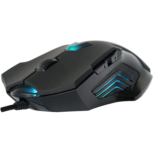 PUREX Technology 8200 DPI High Precision Programmable Wired Laser Gaming Mouse, 8 Programmable Buttons, 6 DPI Settings, 6 Color Led Indicating