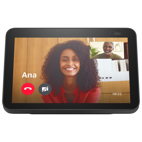 Écran intelligent Echo Show 8 d'Amazon avec Alexa - Anthracite