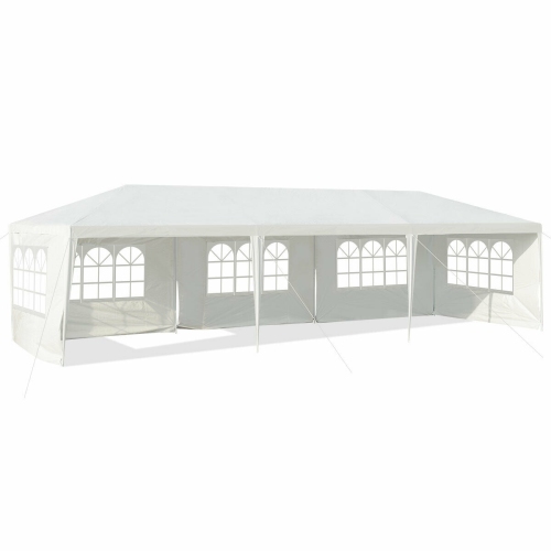 Gymax 10'x30' Heavy-duty Gazebo Wedding Canopy Party Pavilion Outdoor