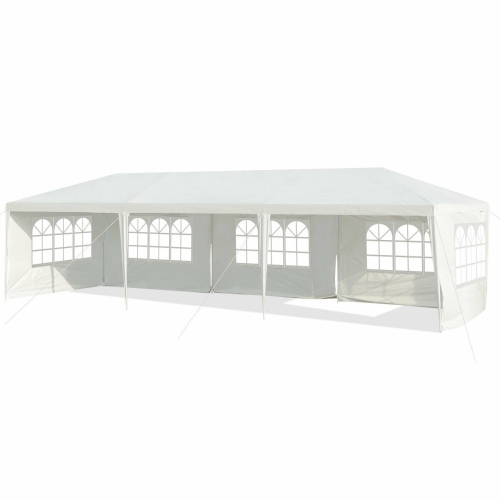 Gymax 10'x30' Heavy-duty Gazebo Wedding Canopy Party Pavilion Outdoor