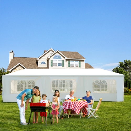 Gymax 10'x30' Outdoor Heavy-duty Gazebo Wedding Canopy Party Pavilion