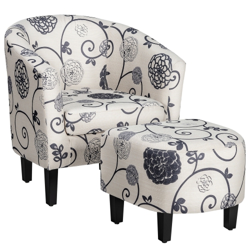 Accent Chairs Fabric Polyster, Patterned Accent Chairs Canada