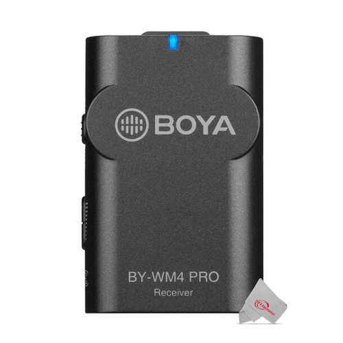 Boya BY-WM4 PRO-K2 Two-Person Digital Camera-Mount Wireless Omni Lavalier Microphone System