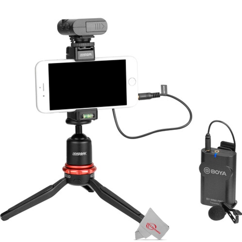 Boya BY-WM4 PRO Digital Camera-Mount Wireless Omni Lavalier Microphone System