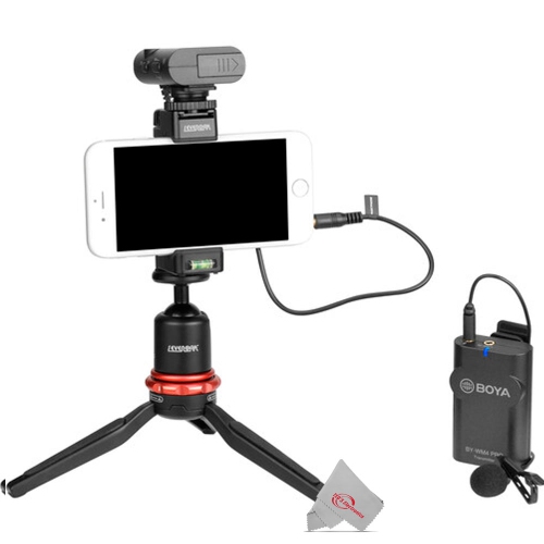 Boya BY-WM4 PRO Digital Camera-Mount Wireless Omni Lavalier Microphone System