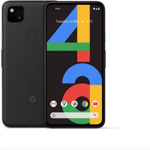 Refurbished (Good) - Google Pixel 4a 5G | Just Black | 128 GB