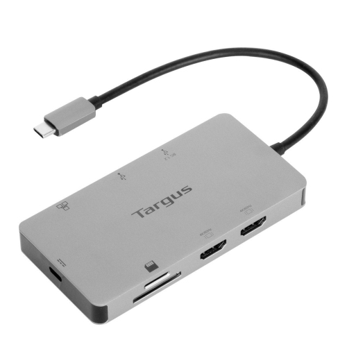 Targus USB-C Dual HDMI 4K Docking Station - Silver