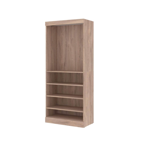 Image 1 of 7.. Pur 36" Closet Organizer Storage Unit - Rustic Brown