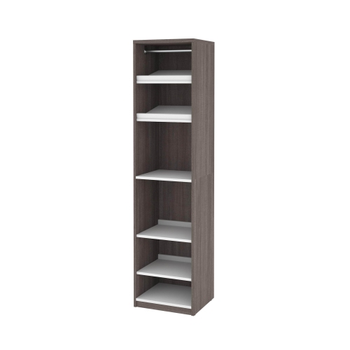 Cielo 19.5” Closet Organizer - Bark Grey & White