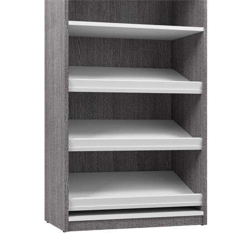 Cielo 19.5” Closet Organizer - Bark Grey & White