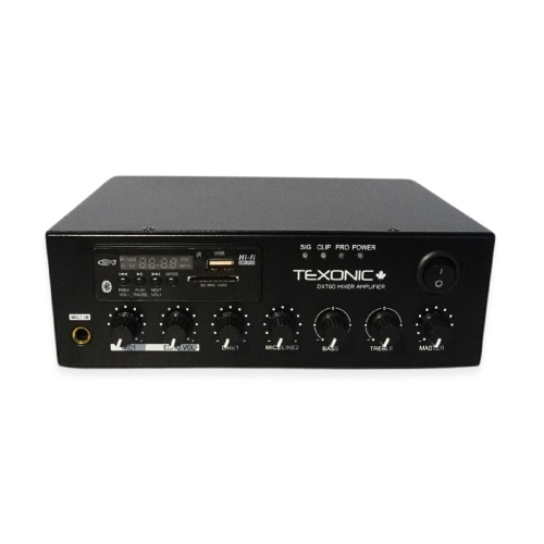 Amplificateur de musique commercial 60 W | Syntoniseur MP3 et FM Bluetooth