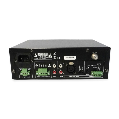 Amplificateur de musique commercial 60 W | Syntoniseur MP3 et FM Bluetooth