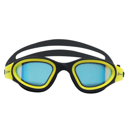 Scaup BALOS Pro Swimming Goggles - Anti-Fog Swim Goggles with UV Protection for Adults, Yellow