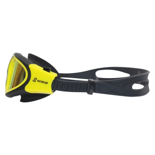 Scaup BALOS Pro Swimming Goggles - Anti-Fog Swim Goggles with UV Protection for Adults, Yellow