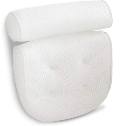 ISTAR Bath Pillow Spa Bathtub Cushion Head,Neck,Shoulder And Back Support Rest With 4 Non-Slip Strong Suction Cups