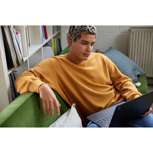 Écouteurs boutons 100 % sans fil à isolation sonore Pixel Buds A-Series de Google - Vert olive foncé