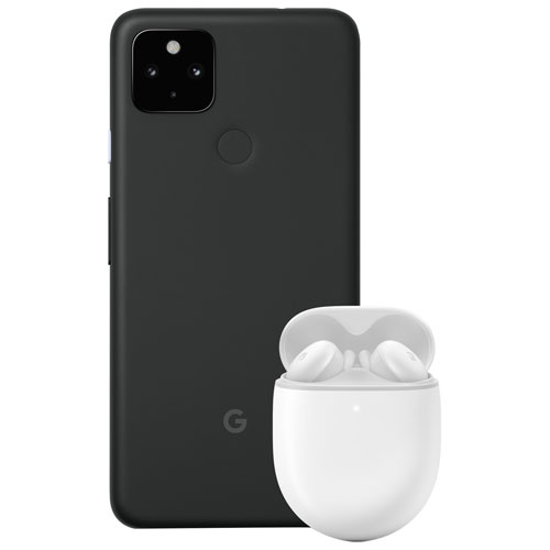 Écouteurs boutons 100 % sans fil à isolation sonore Pixel Buds A-Series de Google - Clairement blanc