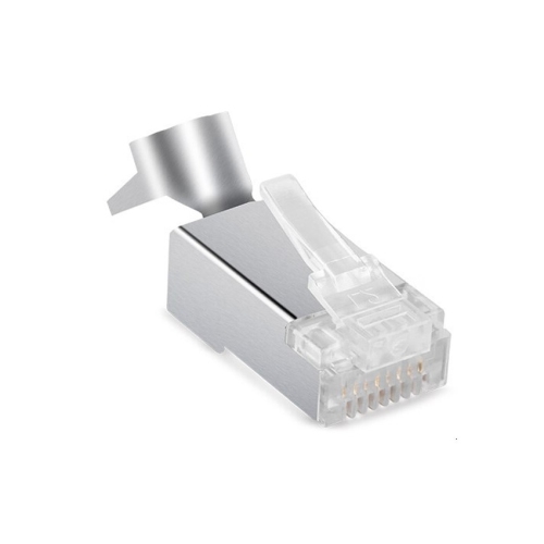 CAT7 Crystal Head Dovetail Clip Plug RJ45 Connector Network Cable Adapter - axGear