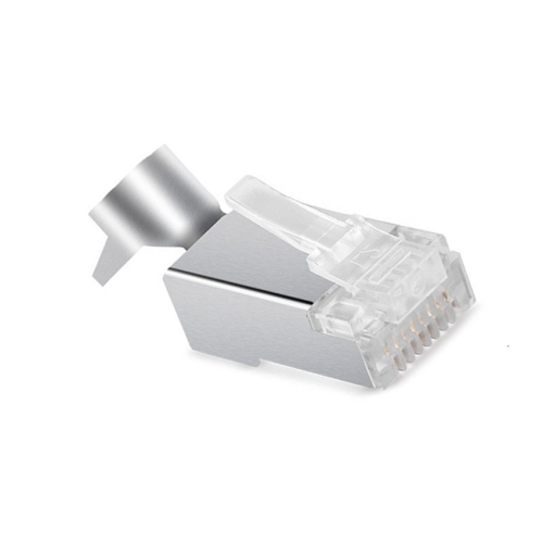 CAT7 Crystal Head Dovetail Clip Plug RJ45 Connector Network Cable Adapter - axGear