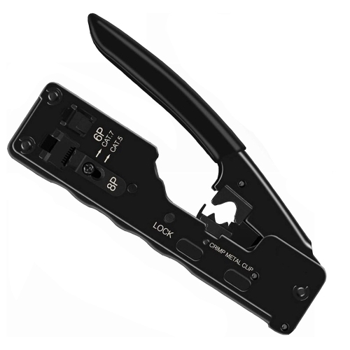 RJ45 RJ11 RJ12 Network Ethernet Cable Crimping Tool Compact Modular Crimper - axGear