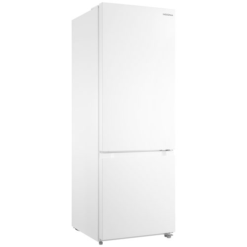 Insignia 24" 11.5 Cu. Ft. Bottom Freezer Refrigerator - White