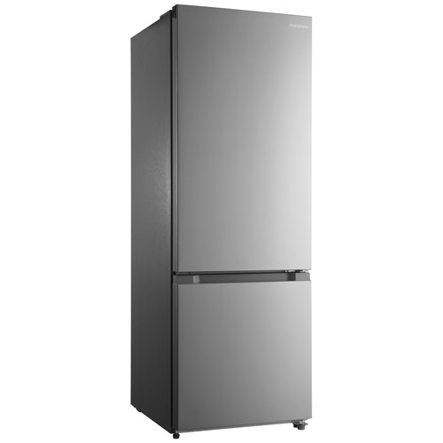 Insignia 24" 11.5 Cu. Ft. Bottom Freezer Refrigerator - Stainless steel