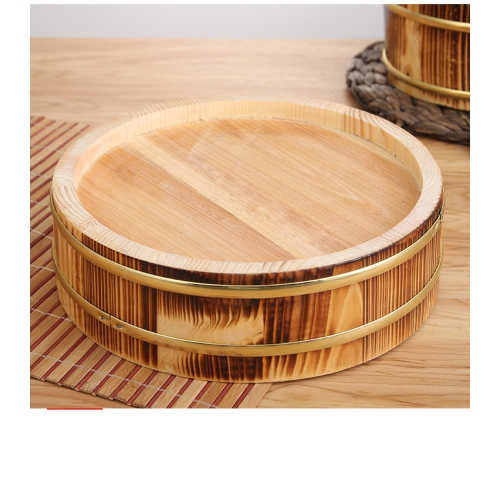 Sunwealth Japanese Wooden Sushi / Sashimi Serving Tray - 25CM