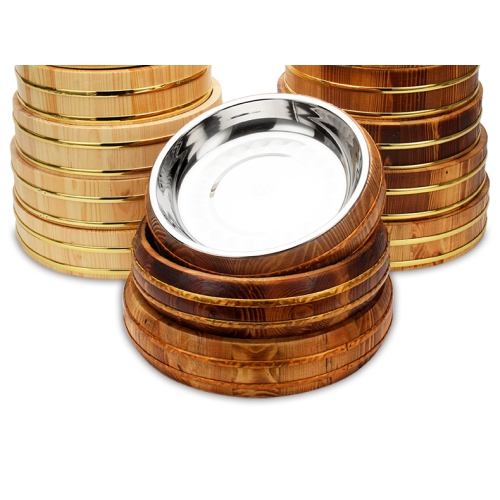 Sunwealth Japanese Wooden Sushi / Sashimi Serving Tray - 36cm