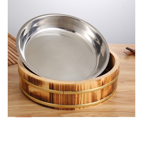 Sunwealth Japanese Wooden Sushi / Sashimi Serving Tray - 29cm