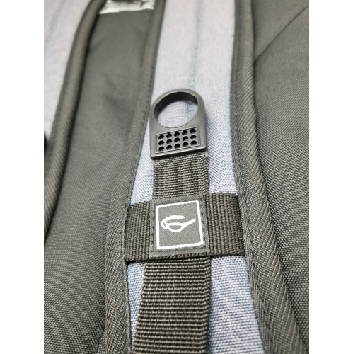 SUISSEWIN Water Resistance Unisex Backpack - 35L - Metallic Grey