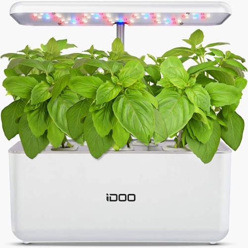 Hydroponics Growing System, Indoor Garden Starter Kit with LED Grow Light, Smart Garden Planter for Home Kitchen, Automatic Timer Germination Kit, He
